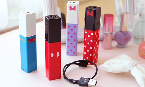 比真的口紅還惹人愛！迪士尼唇彩行動電源夢幻登場啦 手機、週邊、手機週邊、迪士尼、行動電源