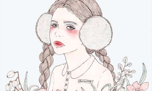 大家都在用的似顏繪就是她畫的！讓ANNA SUI也為之傾倒的夢幻插畫 夢幻、maegamimami、日本、插畫、插畫風