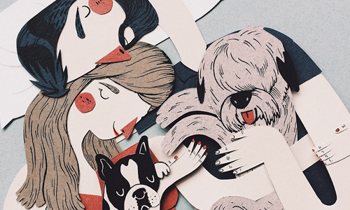 有多久沒有給家人一個擁抱了？超暖心「剪紙藝術」替你傳達愛與思念 剪紙、立體、溫暖、創意、擁抱