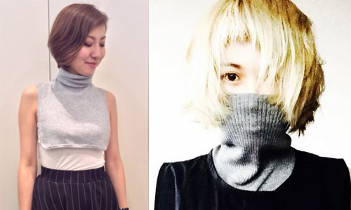 造型領子再進化！日本秋冬必備「造型高領」新登場 付け襟、付けタートル、日本、造型領子、造型高領、流行、風潮、假領子