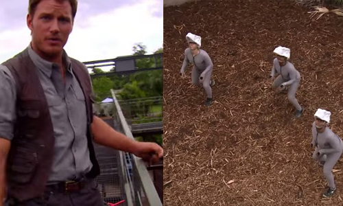 現場和男主角對戲的竟然是...《侏羅紀世界》釋出幕後製作片段 侏羅紀公園、侏羅紀世界、Jurassic World、克里斯普瑞特、Chris Pratt