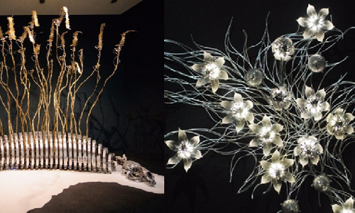 連骨骸也緩緩呼吸的魔幻雕塑 讓光與機械復活的仿生藝術家 仿生獸、光影、韓國、U-RAM CHOE、機械