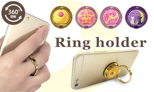 就算轉手機也不怕摔啦！美少女戰士防手滑戒指 手機、週邊、手機週邊、美少女戰士、戒指