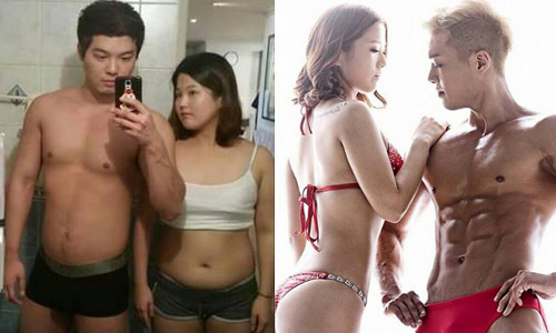 4個月瘦25公斤？！韓國肉肉情侶變身筋肉情侶 韓國、情侶、筋肉、健美、減肥、瘦身、節食、身體、食物、健康、苗條、減重、Instagram、IG