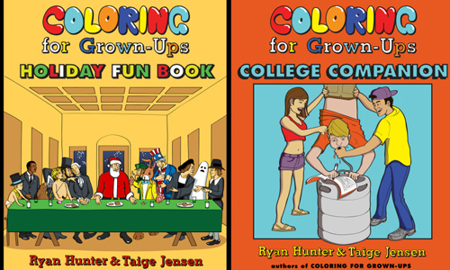 誰還在畫《祕密花園》啦！大人限定諷刺版著色書揭社會百態 著色、著色書、coloring book、著色畫、諷刺