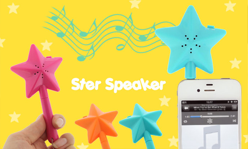 讓星星唱歌給你聽〜星星棒迷你行動音響隨身帶著走 手機、週邊、手機週邊、音響、喇叭、音源塞、可愛