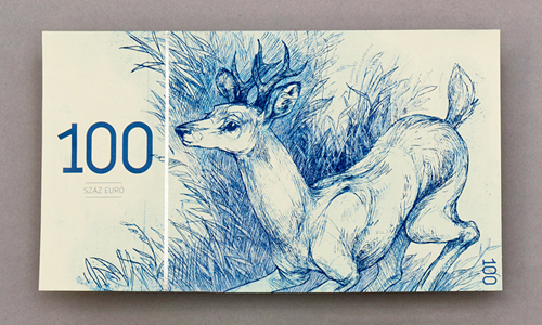 匈牙利女孩的森林系虛擬貨幣！防偽設計讓人大呼驚奇 紙鈔、鈔票、銅版印刷、歐元、匈牙利
