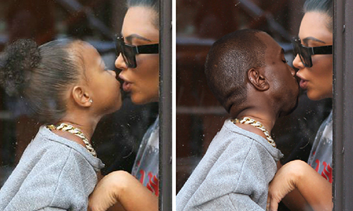 有怎樣的藝人就有怎樣的星二代  5張照片證明小孩真的不能偷生 金卡達夏、Kim Kardashian、肯伊威斯特、Kanye West、P圖、惡搞、諾絲威斯特、North West