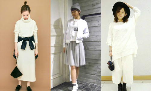 白色就是王道！酷妹的4款白帥帥秋天單品穿搭 白色、秋天、穿搭、棒球外套、連身褲