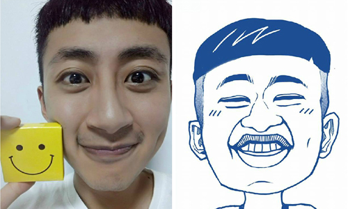 千呼萬喚始出來！泛舟葛格貼圖來啦 手機、泛舟哥、貼圖、張吉吟