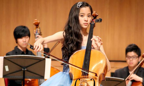 妞快報：歐陽娜娜被退學？母親傅娟宣布將放棄奬學金在家自學 妞快報、歐陽娜娜、退學、爆料、歐陽龍、女神、清新、甜美、大提琴