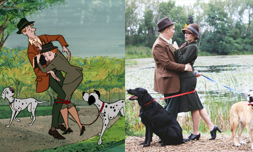 屬於你們的迪士尼童話！《101忠狗》婚紗照有創意又甜蜜 迪士尼、101忠狗、結婚、婚紗照、創意