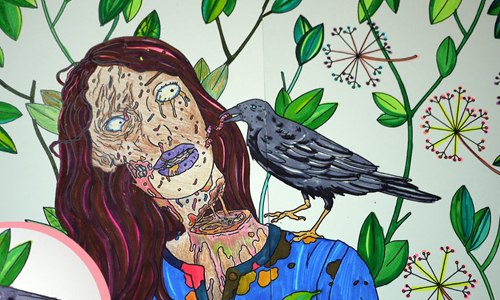 看到最後都不知道誰吃誰！崩壞系著色本意圖挑戰你的感官極限 殭屍樂園解壓圖繪本、感官、活人生吃、驚悚、恐怖