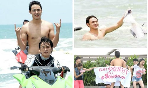 王大陸的屁屁不夠看？快來重溫那些年的裸泳慶功男星特輯 王大陸、阮經天、范逸臣、王凱、古斌