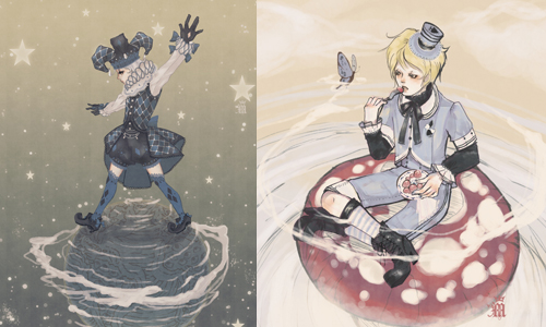 華麗詭譎的外國版《黑執事》？暗黑哥德風插畫超驚豔 maruka_、maruka、instagram、歌德、華麗