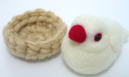 連鳥巢都可以分開耶！日本超療癒鳥類羊毛氈 おもにとり、日本、大阪、羊毛氈、鳥類