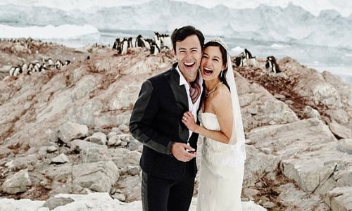讓企鵝見證我們的愛情！Janet笑中帶淚的南極婚禮大回顧 企鵝、愛情、Janet、笑中帶淚、南極
