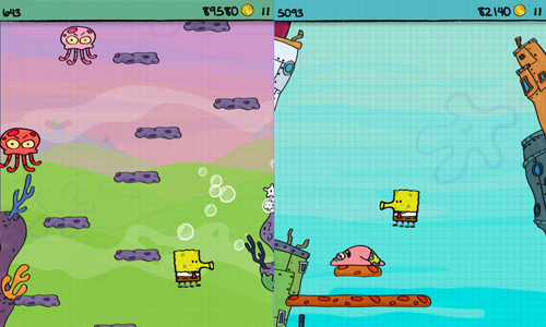 09/24限時免費App特輯：超Q塗鴉版海棉寶寶彈跳遊戲！ 限免、免費、特價、iPhone、App