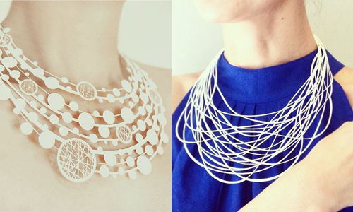 戴飾品總是金屬過敏？日本「紙雕項鍊」根本福音來著 paperjewelry、ペーパージュエリー、紙雕項鍊、日本、古堅ちひろ