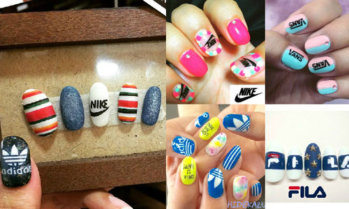 當俏皮女孩感遇上運動風... 讓男孩也忍不住多看兩眼的運動指彩 運動品牌、指彩、指甲彩繪、運動風、NIKE