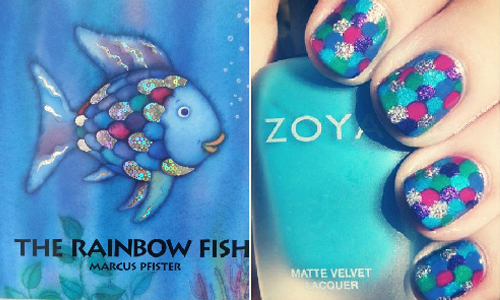 《彩虹魚》變身繽紛指彩 經典懷舊繪本指尖大集合 繪本、故事書、經典、指彩、彩虹魚