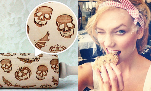 妖魔鬼怪被輕輕一壓就黏上餅乾！超精美雷射壓花擀麵棍 擀麵棍、RainbowRollingpins、餅乾、手作、烘焙、廚具、DIY