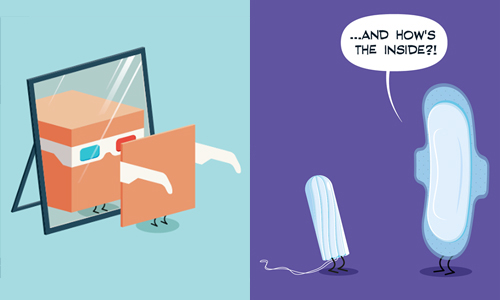 戴上3D眼鏡就不用練身材啦！日常小物的爆笑內心戲 插畫、可愛、逗趣、日用品、對話