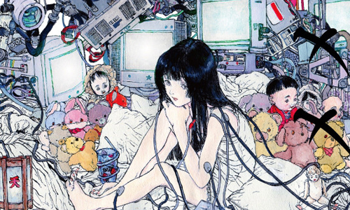女體慾望與官能美的緊密結合 日本少女的瘋狂奇想插畫 新銳、插畫家、甘木歯四、慾望、官能