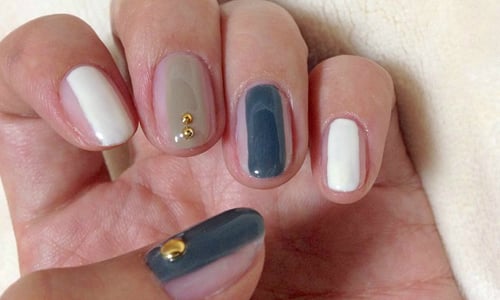 簡約優雅線條指彩 初心者也能一秒上手！ 指甲彩繪、線條、指彩、日本、單色