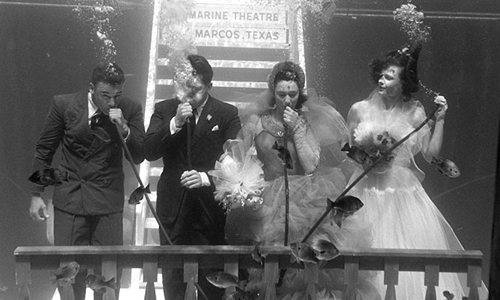 在水中浪漫互許終生！超越半世紀的「水中婚禮」黑白攝影實錄 婚禮、攝影、John Dominis、水中婚禮、浪漫