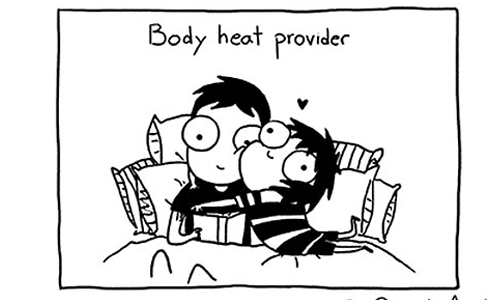 我就是不想起床面對啊！可愛漫畫說出女孩兒內心的煩惱 女生、困擾、問題、Sarah Anderson、漫畫