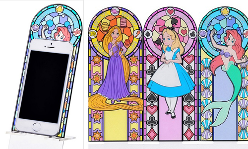 保證同事圍過來問你哪裡買！迪士尼彩繪玻璃手機架繽紛登場 迪士尼、彩繪玻璃、手機架、手機週邊、公主