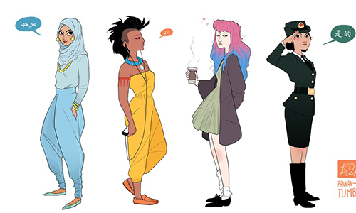 最local的迪士尼公主長這樣！現代公主跟你想的不一樣 迪士尼公主、迪士尼、Disney、Disney Princess、Kasia