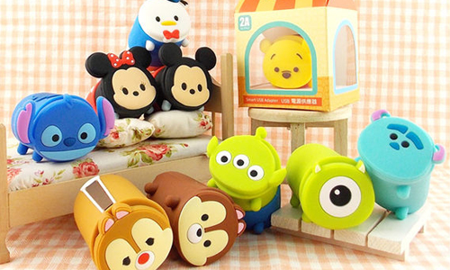 陪你度過無聊的充電時光！迪士尼TSUM TSUM公仔充電器 手機、週邊、充電器、迪士尼、TSUM TSUM