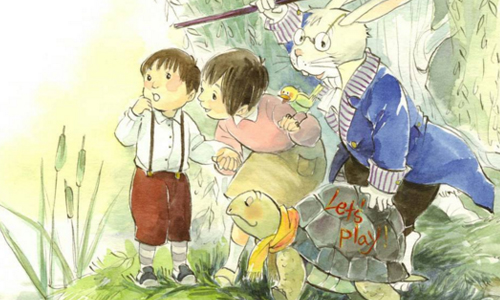 這是老年版的「龜兔賽跑」嗎？用水彩畫出吉卜力風的神級畫作 童話、水彩、繪本、童話、山崎牧子、annecy.birdhouse、貓咪、老鼠、人物、宮崎駿、畫風、質感宮崎駿、吉卜力、藝術