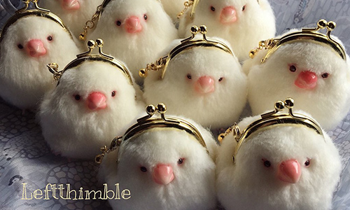 日網友敲碗：「哪裏買！」 超擬真小鳥零錢包不只可愛還有多種玩法？ 鳥、小鳥、雜貨、ピヨ山さん、手作