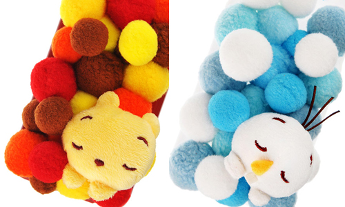 好想跟維尼一起偷偷打瞌睡！超暖心迪士尼TSUMTSUM毛球手機殼 迪士尼、手機殼、iPhone6、毛球、冰雪奇緣