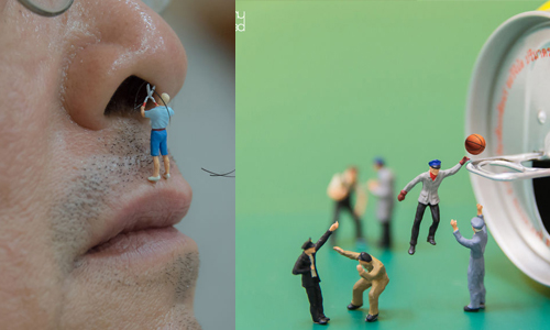 易開罐就是他們的籃球場！泰國設計師的微型趣味攝影 Poy、Derrick Lin、Instagram、田中達也、微型