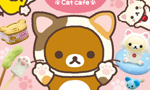 懶熊變萌貓！「懶懶熊的貓咪咖啡廳」盒玩懶懶開張 懶懶熊、リラックマ、盒玩、玩具、re-ment