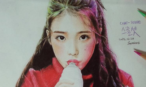 這樣的國民妹妹也是零死角！性感×清純IU讓你一次看到飽fan art 手繪、fan art、IU、kpop、이미소