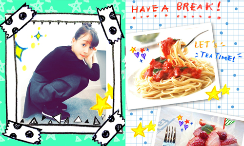 連操作介面都可愛到不行！修圖、貼圖一手包辦的超Q手繪感App 貼圖、App、日系、少女、夢幻、粉嫩、修圖、手機、可愛、穿Doodle Camera