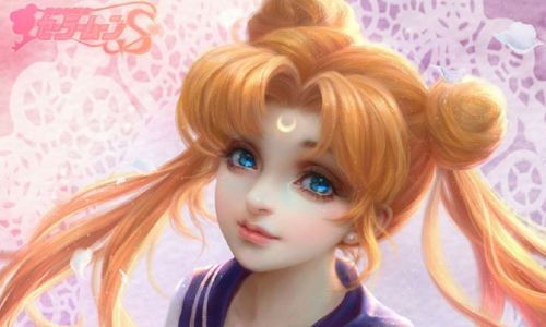 月野兔化身清楚系女子！超驚豔空靈感《美少女戰士》電繪作品 珊-sunmomo、美少女戰士、電繪、中國、微博