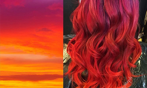 畫面太美我不敢看！歐美染髮新趨勢「夕陽染髮」注目度百分百 染髮、夕陽染髮、sunset hair、夕陽、朝陽