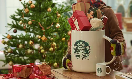 大到可以讓嬰兒泡澡！限量版星巴克巨無霸馬克杯登場 星巴克、starbucks、馬克杯、杯子、限量