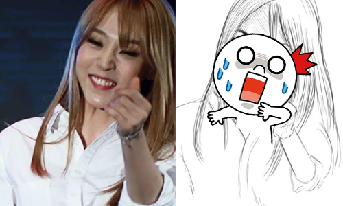 愛到深處自然黑！？韓國女團MAMAMOO驚悚似顏繪大公開 MAMAMOO、마마무、韓國、Fan Art、惡搞