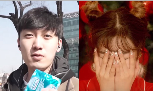 「小姐，妳保險套掉了！」韓國的保險套惡作劇讓路人都…… 保險套、惡作劇、韓國