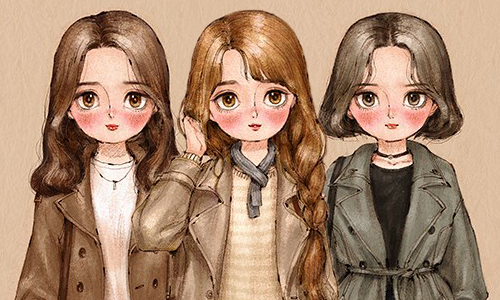 照著穿就能美美度秋冬？超生火的韓系插畫穿搭 애뽈、Aeppol、韓國插畫、每日穿搭、時尚