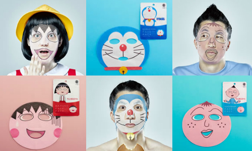 沒有黑眼球怎麼還是有點可愛！新造型「哆啦A夢面膜」引發熱烈討論 哆啦A夢、櫻桃小丸子、永澤、面膜、一心堂本舖、日本、造型面膜、特殊面膜、日本面膜、一心堂、isshindo、動漫面膜