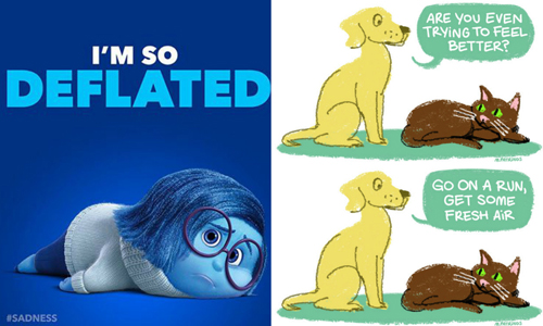 說者無心聽者卻有意？7組對比圖告訴你話語的解讀到底可以落差多大 Maritsa Patrinos、沮喪、憂鬱、思考、視角、負面、對比、藝術