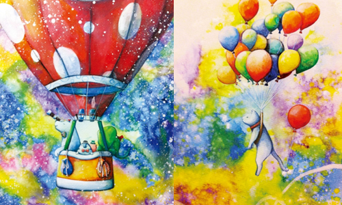 有如《腦筋急轉彎》的繽紛夢境？日本藝術家的動物奇想插畫 yosi、插畫、動物、夢境、夢幻